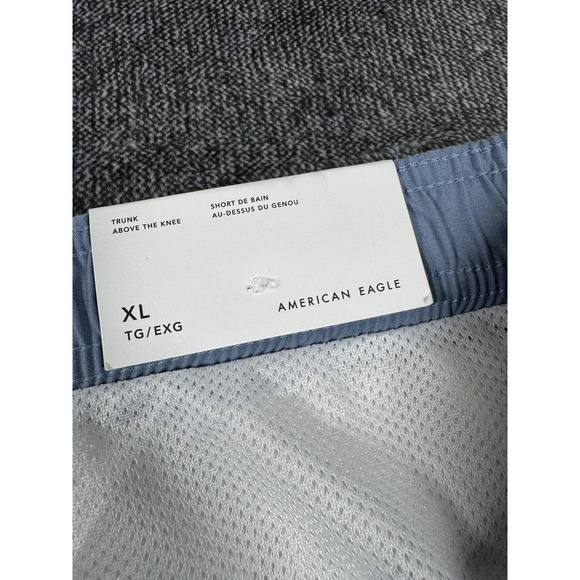 NWT American Eagle Men's XL Above The Knee Swim Trunks Yellow Hawaiian Floral - Picture 5 of 12